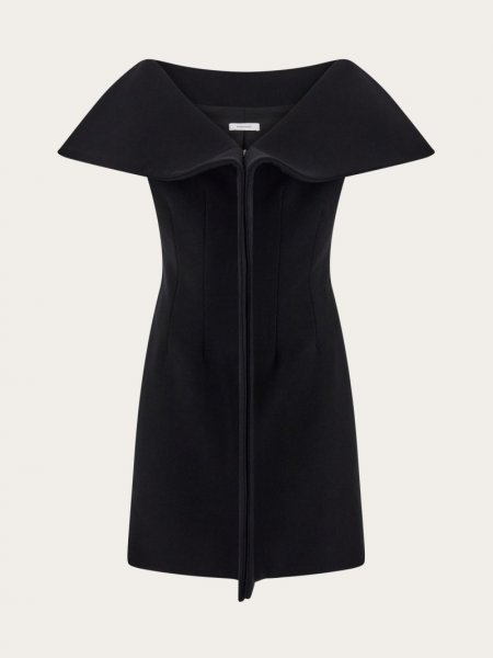 Ferragamo | Women's Stretch Gabardine Sleeveless Jacket - Black