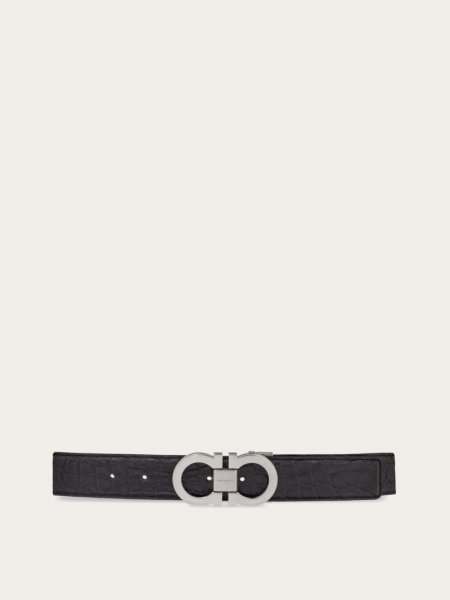 Ferragamo | Men's Adjustable Gancini Belt - Stromboli Sand