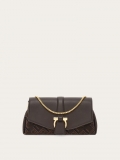 Ferragamo | Women's Front Flap Crossbody Bag - Espresso