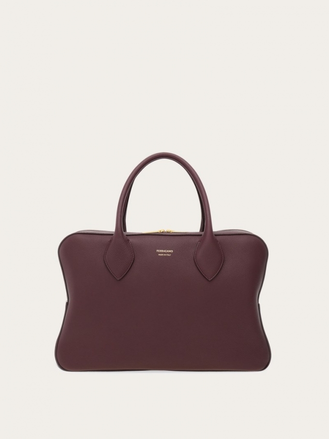 Ferragamo | Women's Handbag - Dark Barolo