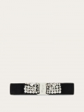 Ferragamo | Women's Vara Bow Crystal Hairclip - Black