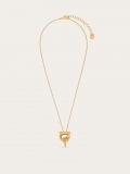 Ferragamo | Women's Gancini Pendant Necklace - Gold