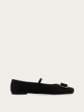 Ferragamo | Women's New Vara Plate Ballet Flat - Black