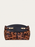 Ferragamo | Women's Hug Soft Crossbody Bag - Leopard Print