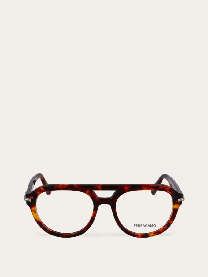 Ferragamo | Men's Optical Glasses - Tortoise