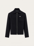 Ferragamo | Men's Cashmere-Blend Blouson - Black