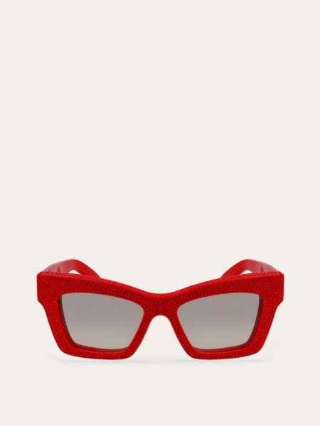 Ferragamo | Women's Sunglasses - Red