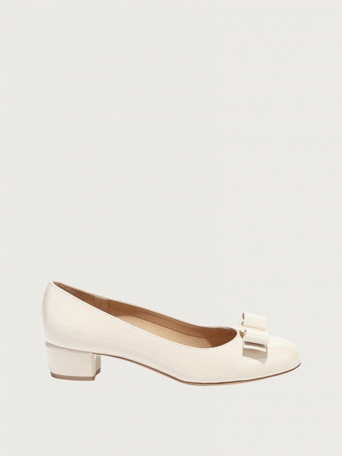 Ferragamo | Women's Vara Pump - White