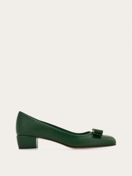 Ferragamo | Women's Vara Pump - Forest Green