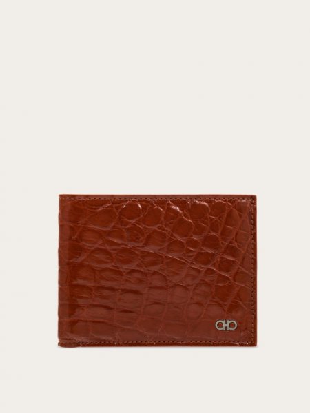 Ferragamo | Men's Gancini Wallet - Mogensen Brown