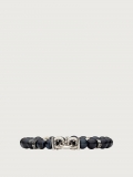 Ferragamo | Men's Elasticated Bracelet With Gancini - Multicolor (Size 19)