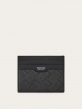 Ferragamo | Men's Credit Card Holder - Black/Grey