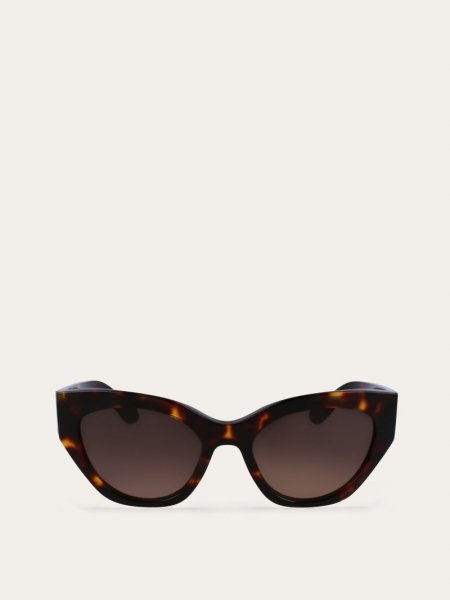 Ferragamo | Women's Sunglasses - Dark Tortoise