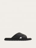 Ferragamo | Men's Monogram Sandal - Black