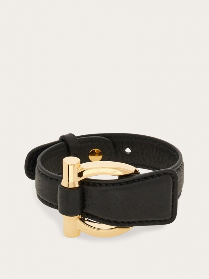 Ferragamo | Women's Gancini Bracelet - Black