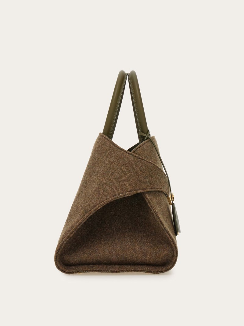 Ferragamo | Women's Hug Handbag - Olive Green