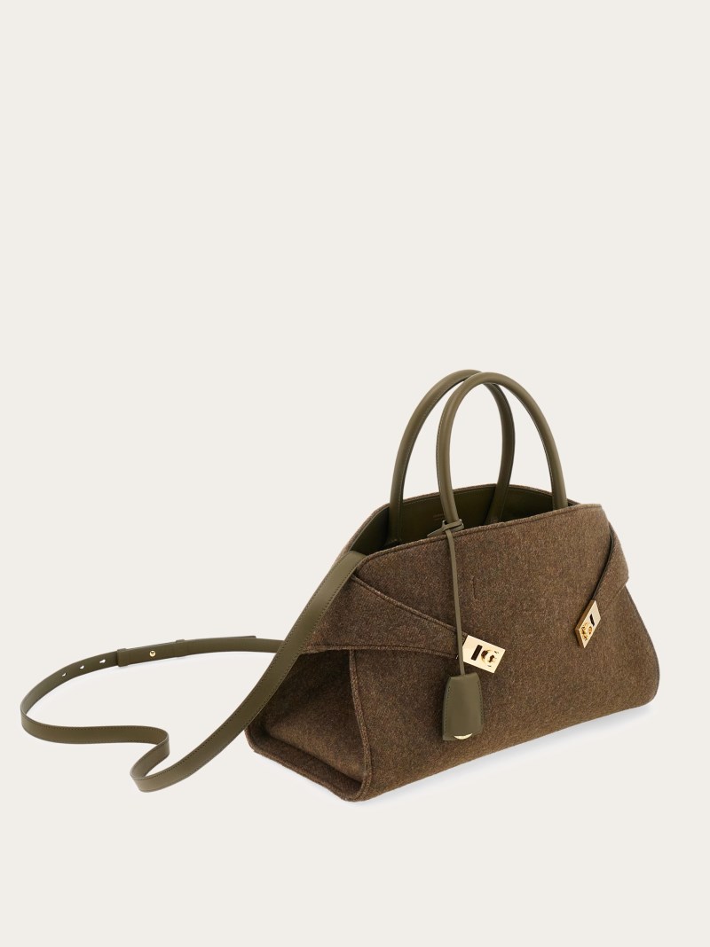 Ferragamo | Women's Hug Handbag - Olive Green