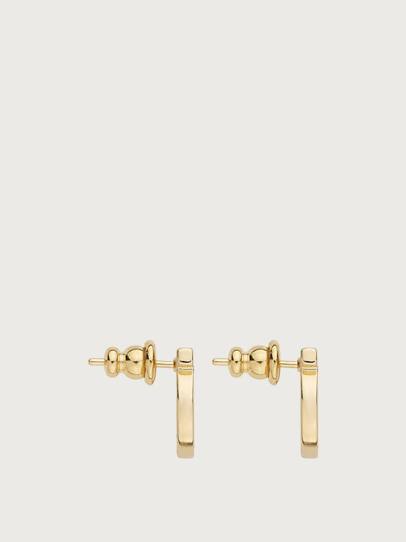 Ferragamo | Women's Gancini Earrings - Gold (L)