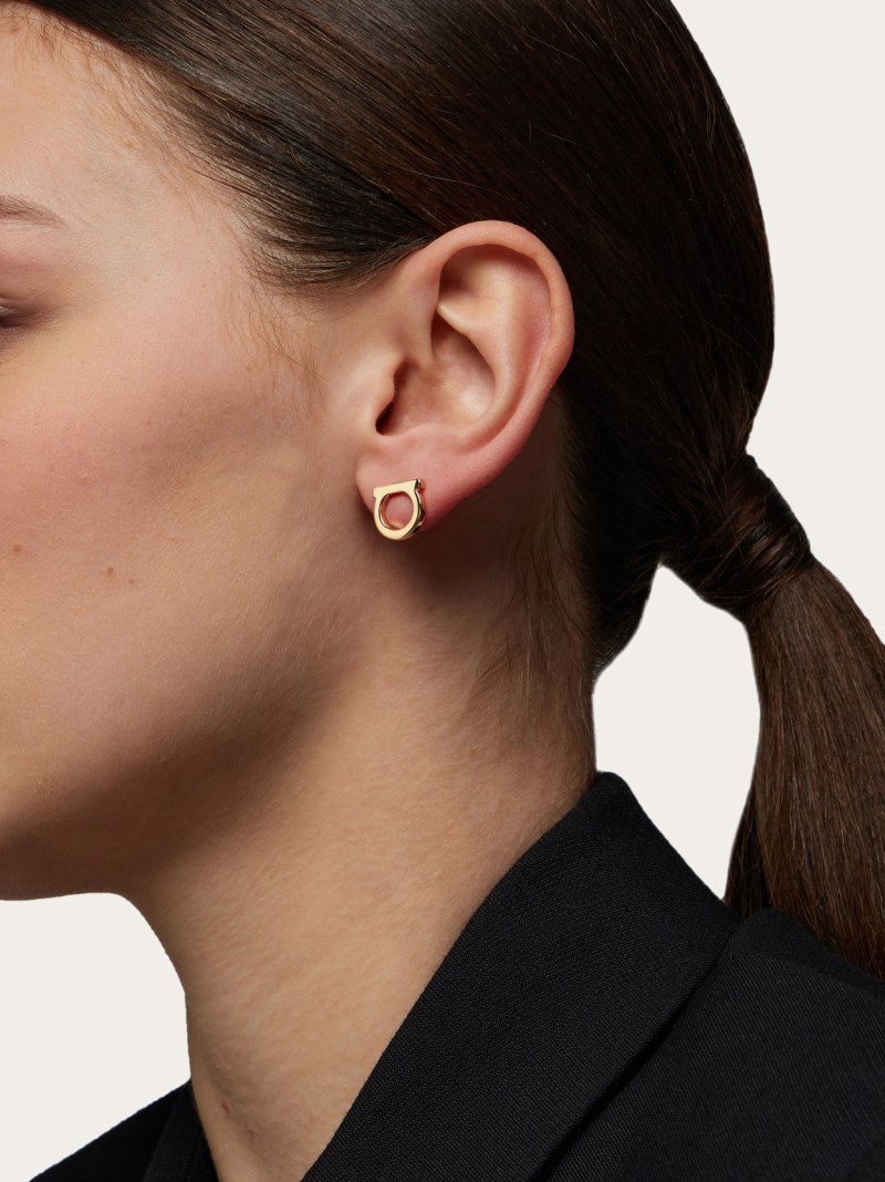 Ferragamo | Women's Gancini Earrings - Gold (L)