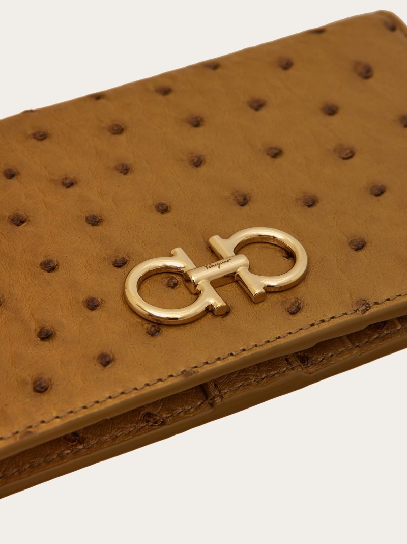 Ferragamo | Women's Gancini Continental Wallet - Burnt Ocher