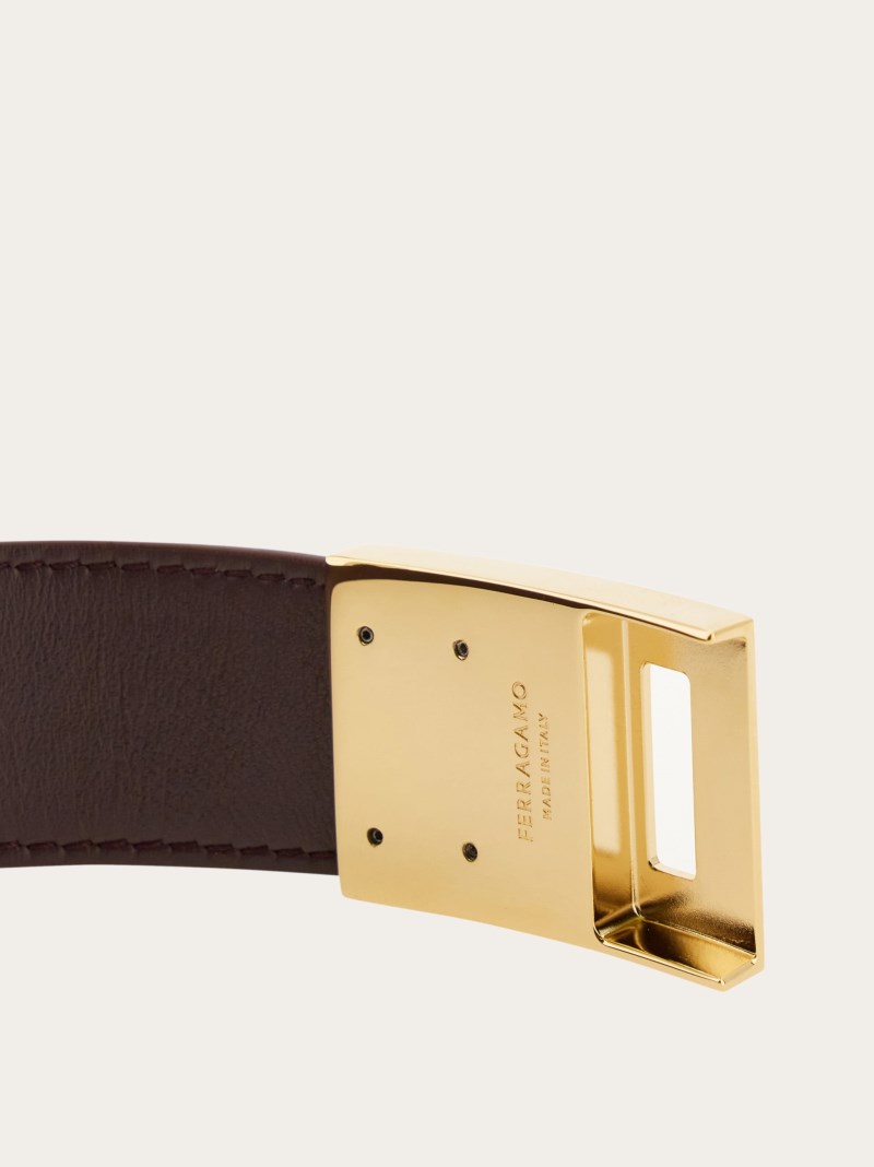 Ferragamo | Women's Gancini Bracelet - Gold/Pink (Size 15)