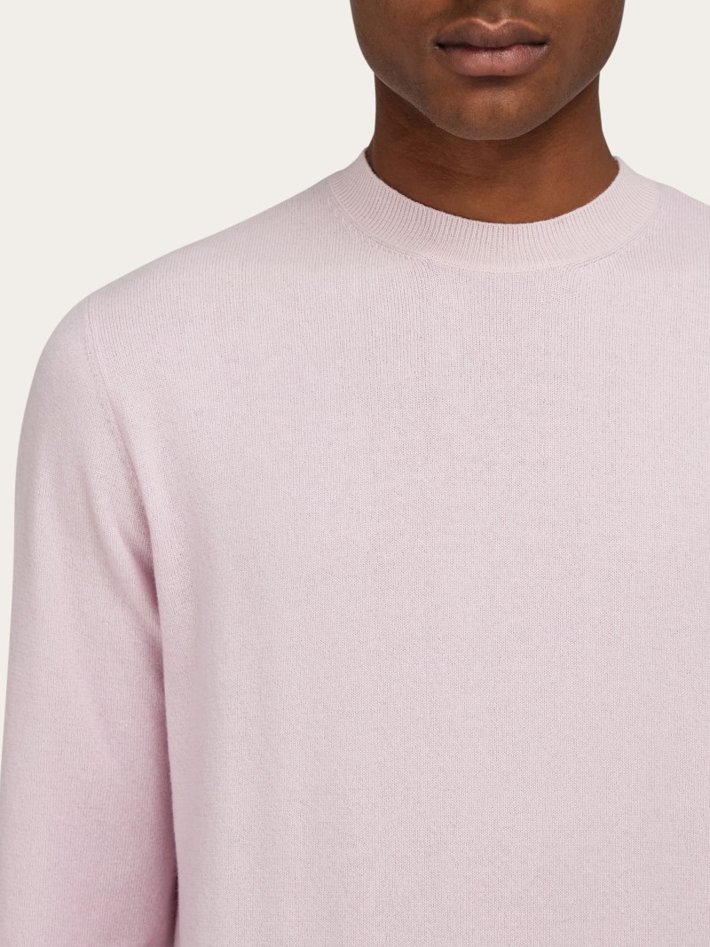 Ferragamo | Men's Crew Neck Sweater - Orchid Pink