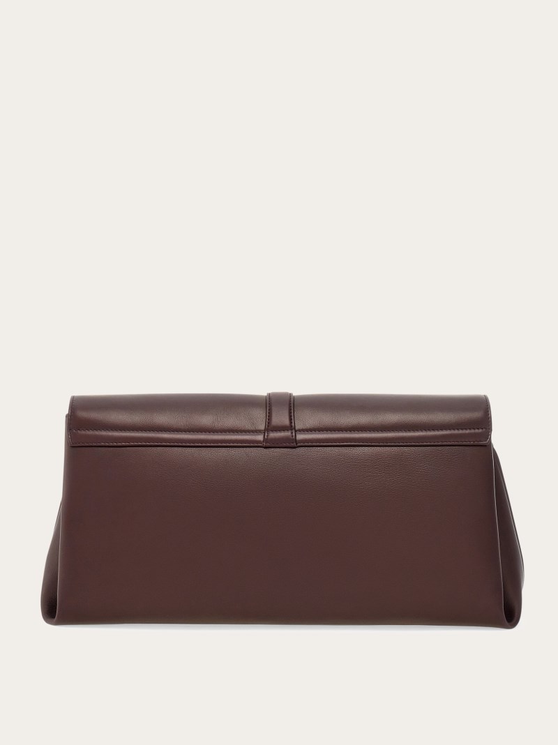 Ferragamo | Women's Front Flap Crossbody Bag - Oxblood