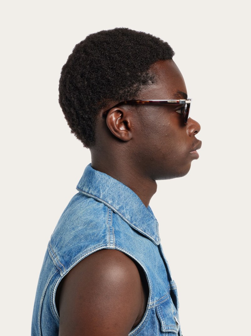 Ferragamo | Men's Sunglasses - Dark Tortoise