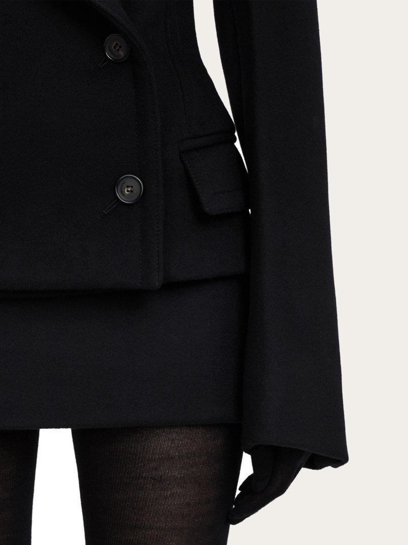 Ferragamo | Women's Double Breasted Jacket - Black