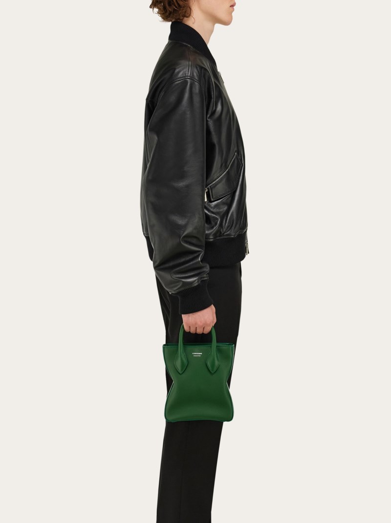 Ferragamo | Men's Tote Bag - Forest Green