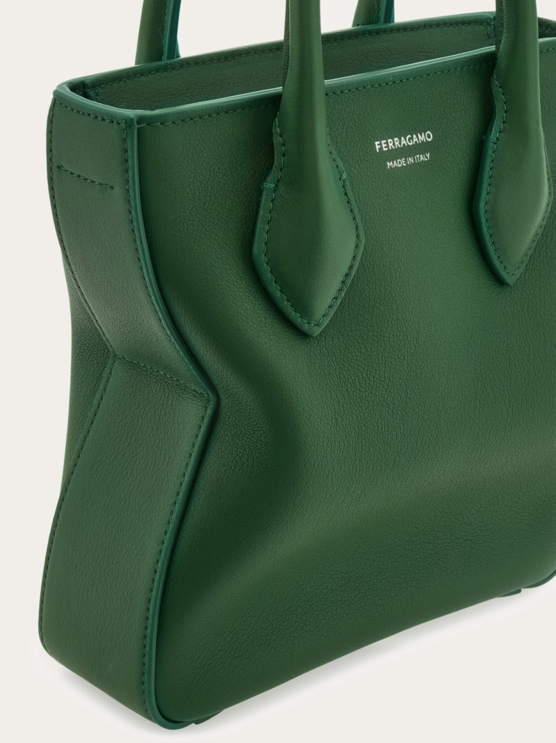 Ferragamo | Men's Tote Bag - Forest Green