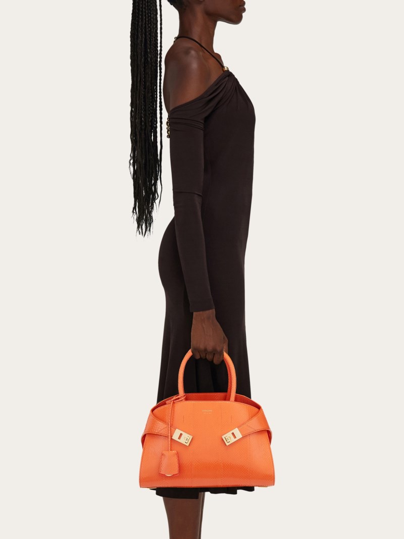 Ferragamo | Women's Hug Handbag - Orange
