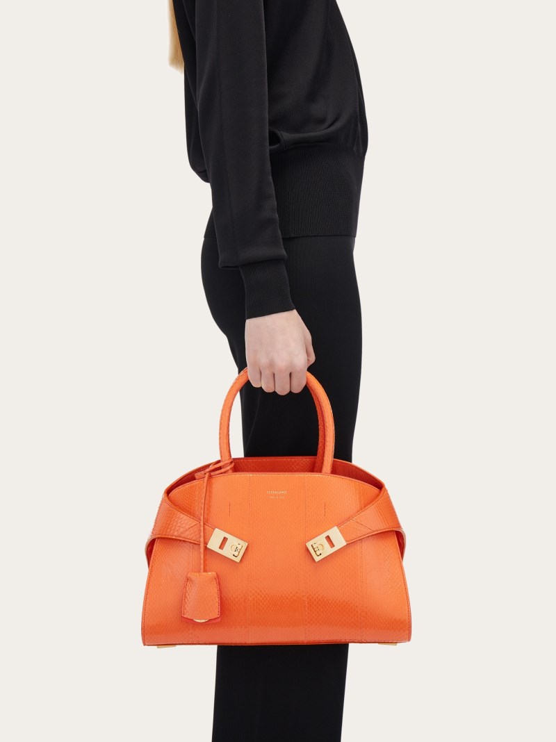 Ferragamo | Women's Hug Handbag - Orange