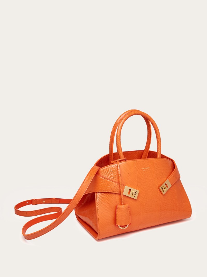 Ferragamo | Women's Hug Handbag - Orange