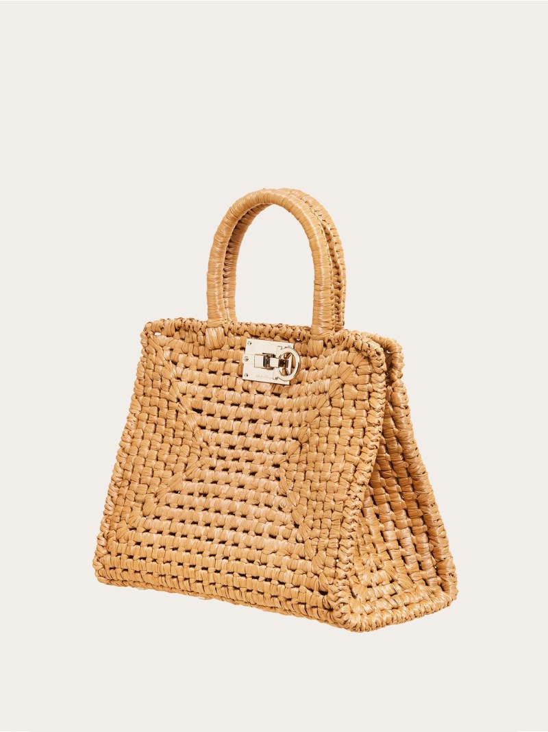 Ferragamo | Women's Studio Box Bag - Natural
