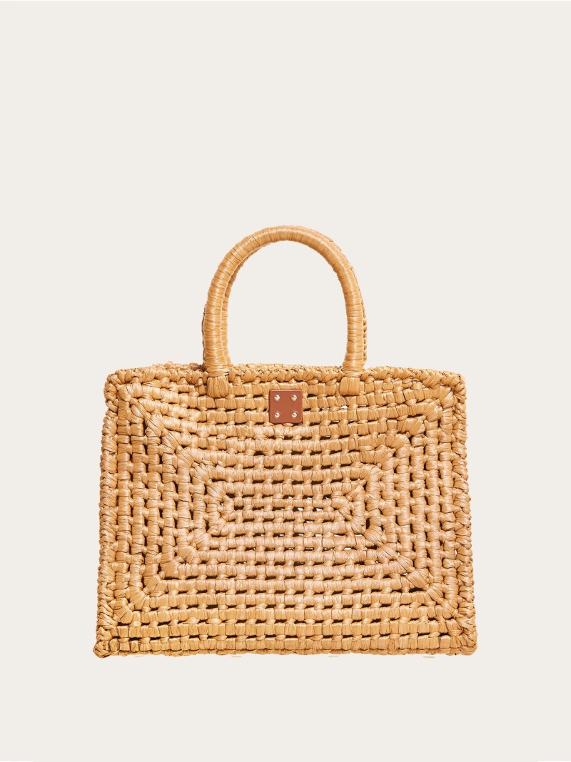Ferragamo | Women's Studio Box Bag - Natural