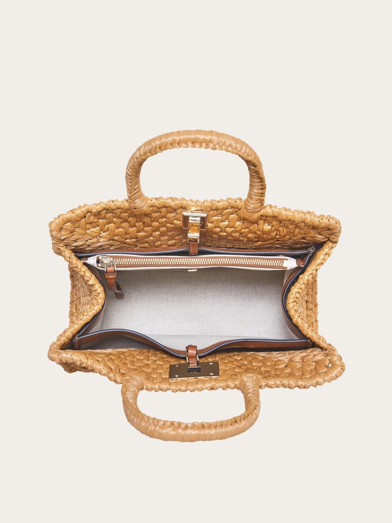 Ferragamo | Women's Studio Box Bag - Natural