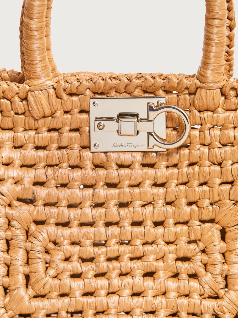 Ferragamo | Women's Studio Box Bag - Natural