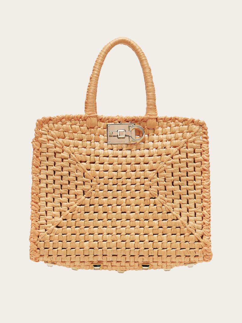 Ferragamo | Women's Studio Box Bag - Natural