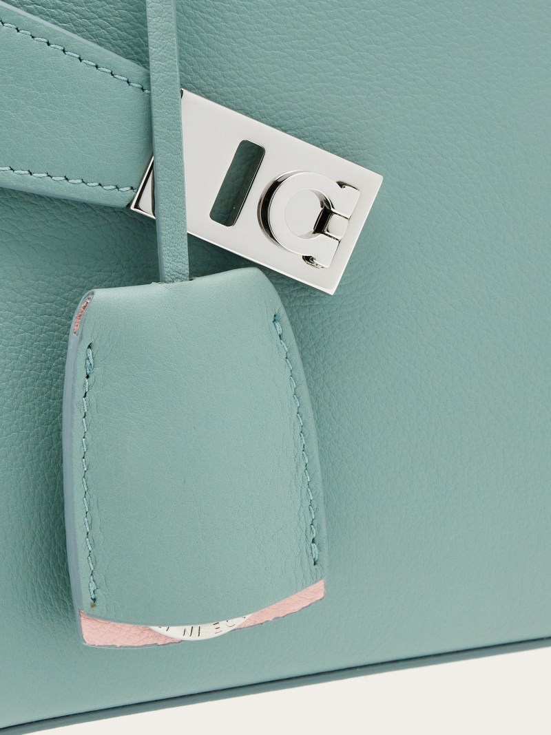 Ferragamo | Women's Hug Bicolor Handbag - Nylund Pink/Lucky Charme