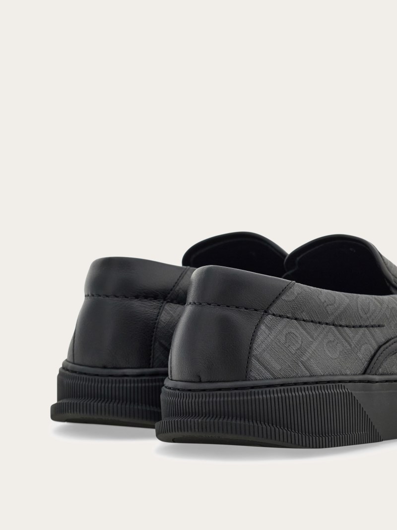 Ferragamo | Men's Slip On Sneaker - Black