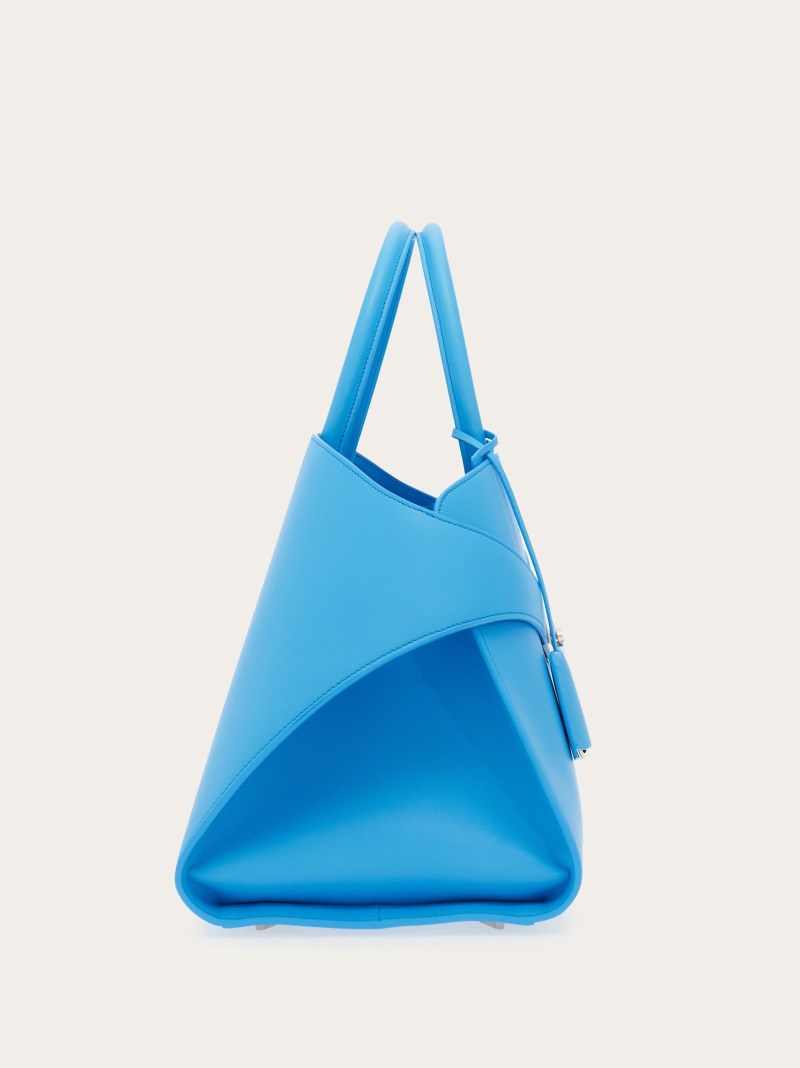 Ferragamo | Women's Hug Handbag - Light Blue