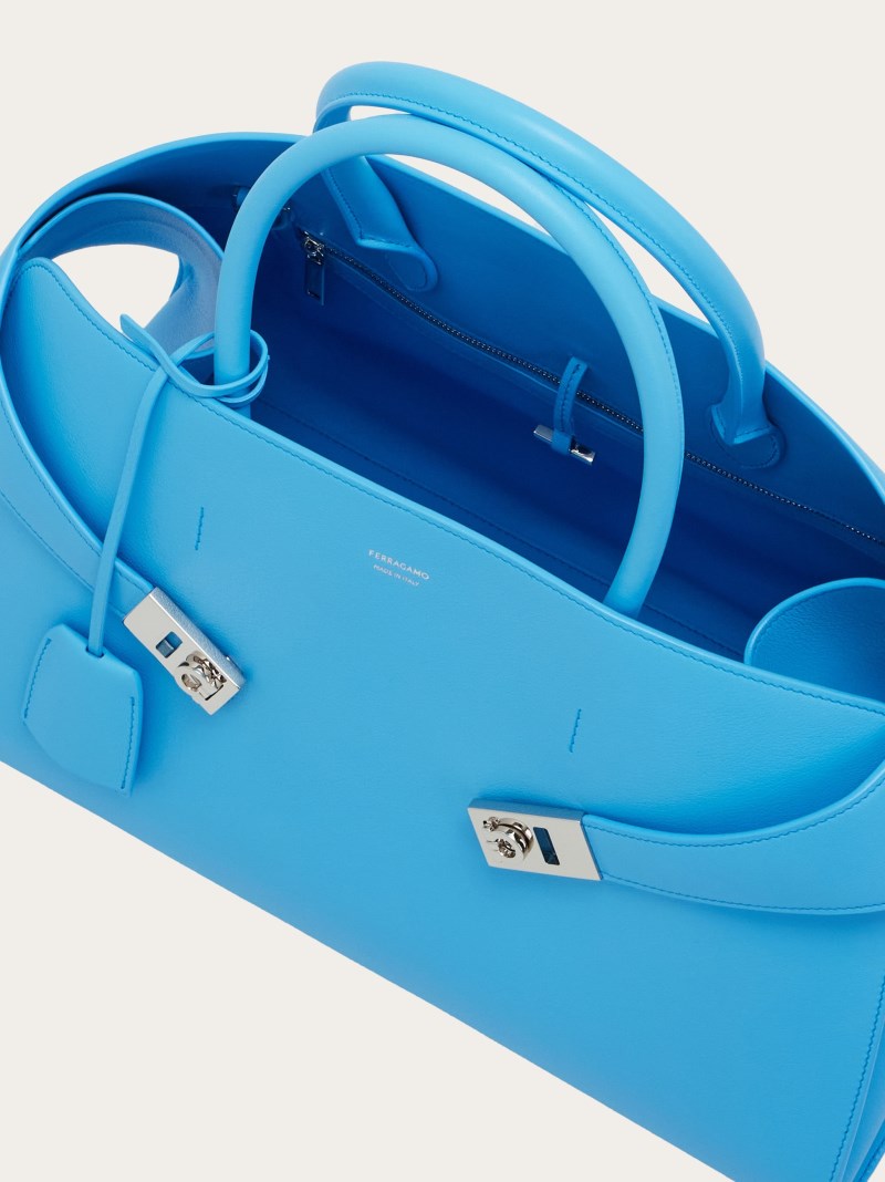 Ferragamo | Women's Hug Handbag - Light Blue