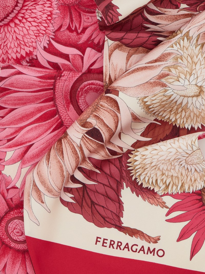 Ferragamo | Women's Sunflower Print Bandeau - Ivory