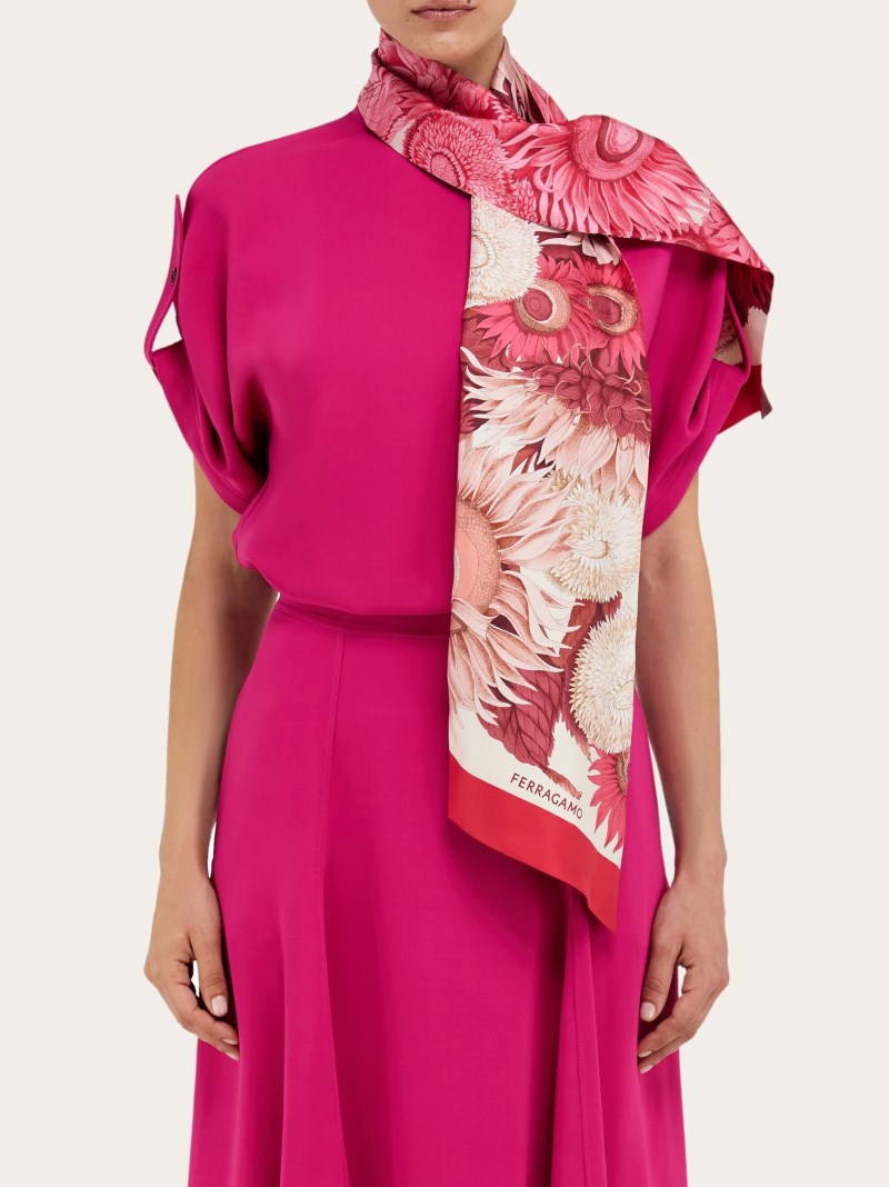 Ferragamo | Women's Sunflower Print Bandeau - Ivory