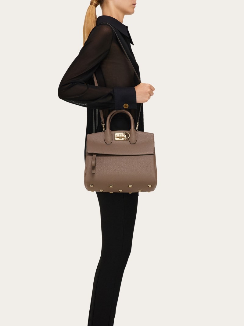 Ferragamo | Women's Studio Bag - Caraway Seed