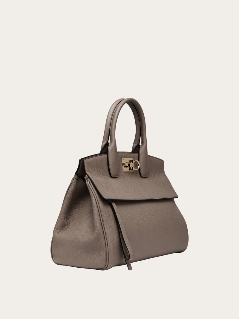 Ferragamo | Women's Studio Bag - Caraway Seed