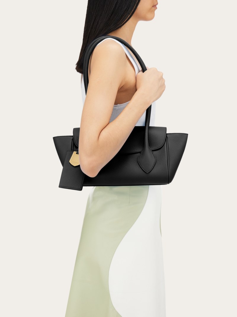 Ferragamo | Women's East-West Tote Bag - Black