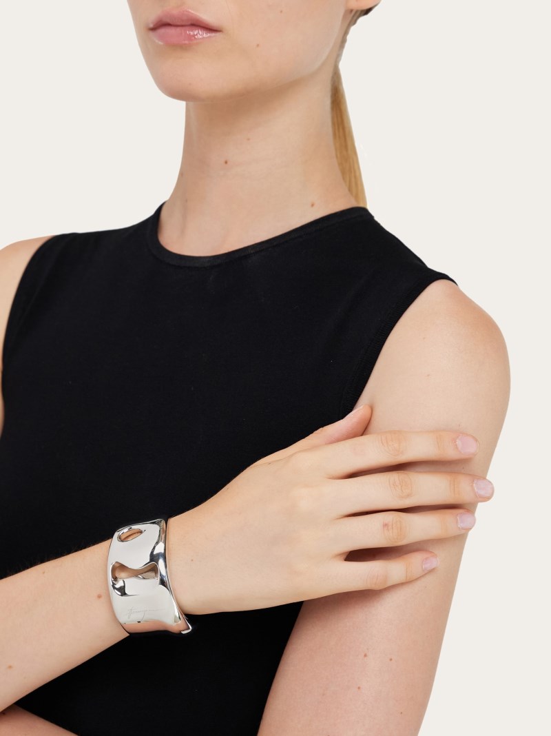 Ferragamo | Women's Vara Bangle - Silver (Size S)
