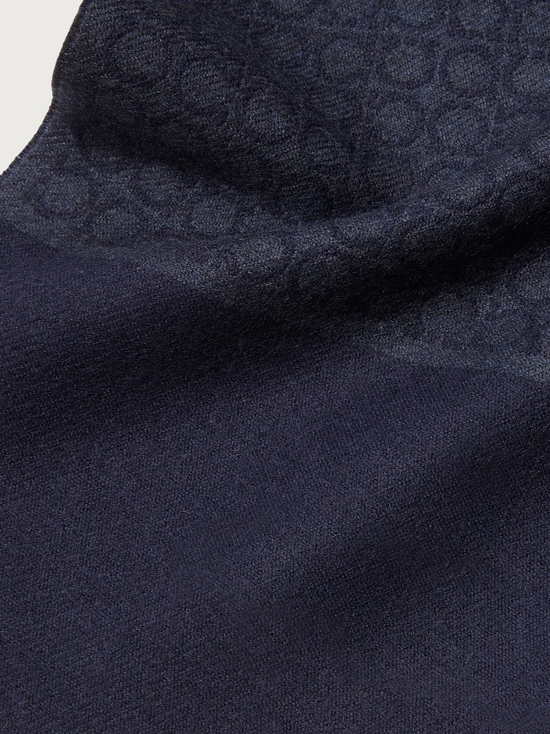 Ferragamo | Men's Gancini Scarf - Blue